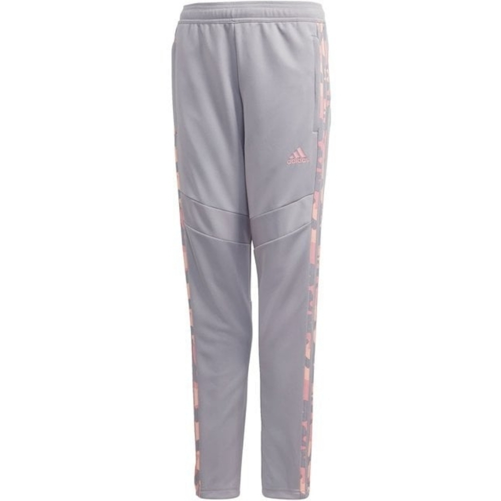 NWT Adidas Girls Tiro 19 Performance Training Pants - Gray/Camo Pink